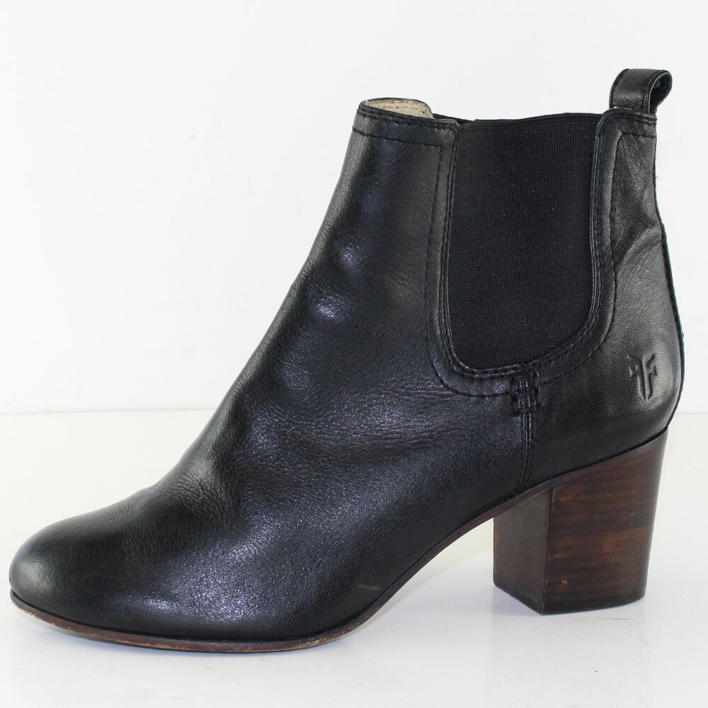 Frye Heeled Leather Bootie Womens (US 6.5/EU 37)